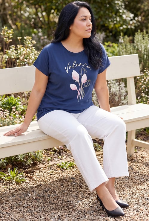 NEXUS Floral Print T-shirt