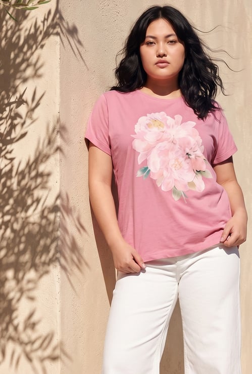 NEXUS Floral Print T-shirt