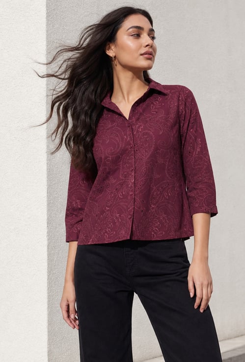 FAME FOREVER Embroidered Shirt