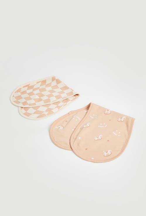 FS MINI KLUB Kids Printed Face Towels - Pack of 2