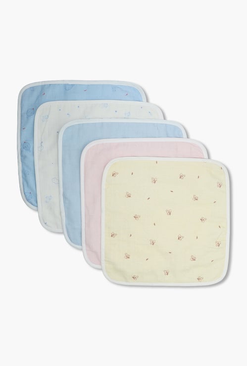 FS MINI KLUB Girls Print Towels - Pack of 5