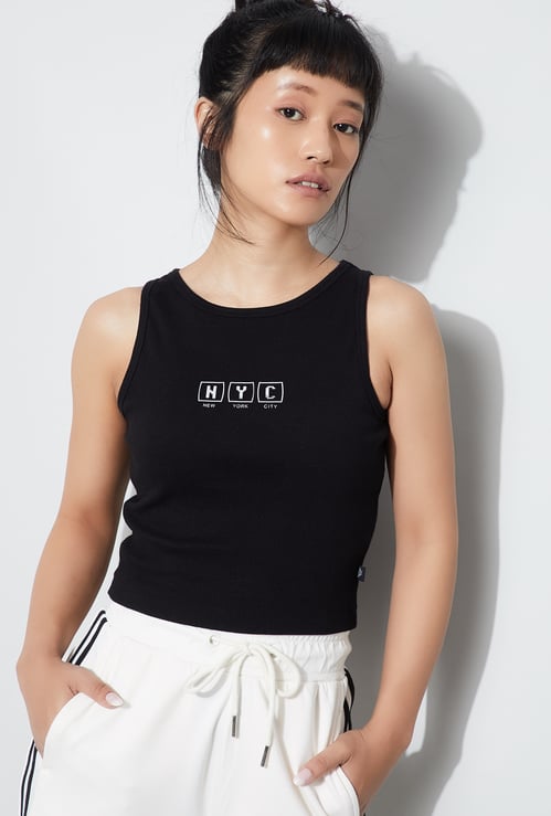 KAPPA Graphic Print Crop T-shirt