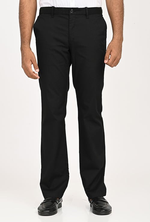 INDIAN TERRAIN Solid Kansas Trousers (Regular)