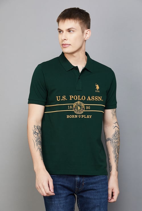 US POLO ASSN Embroidered Polo T-shirt