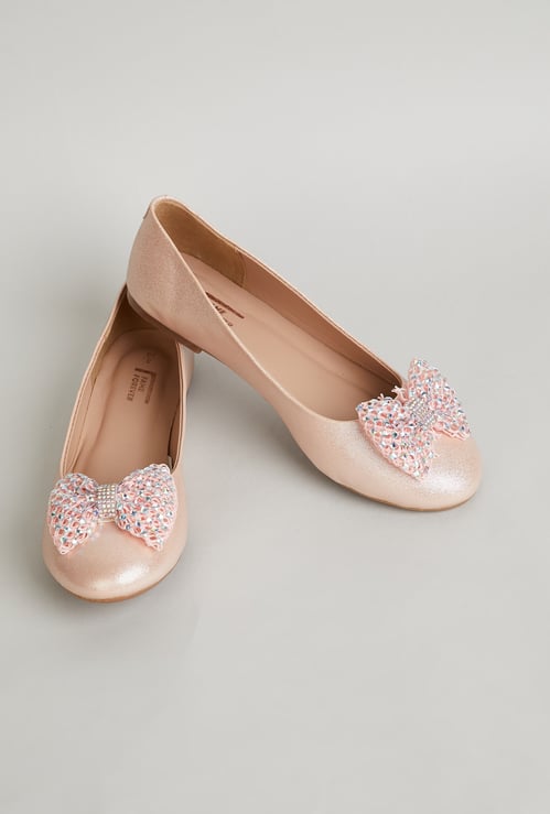 FAME FOREVER Girls Embellished Ballerinas
