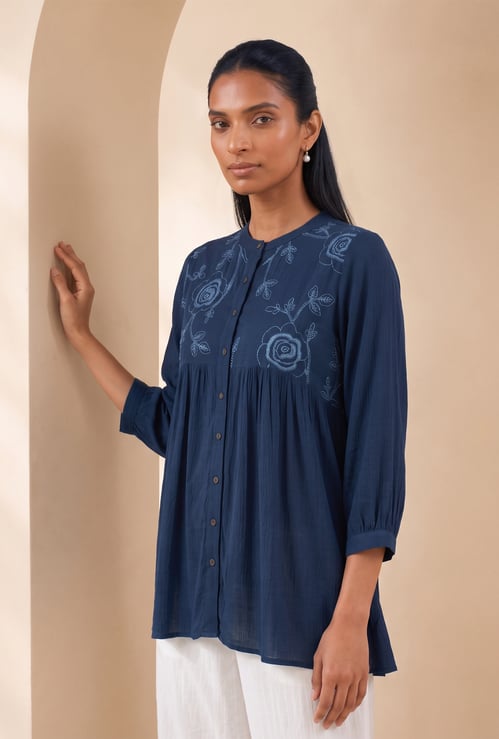 MELANGE Embroidered Tunic