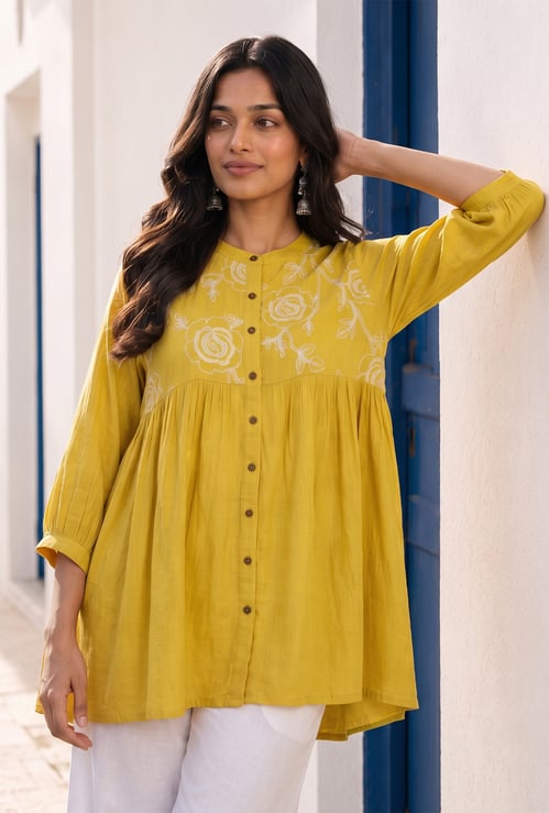 MELANGE Embroidered Tunic
