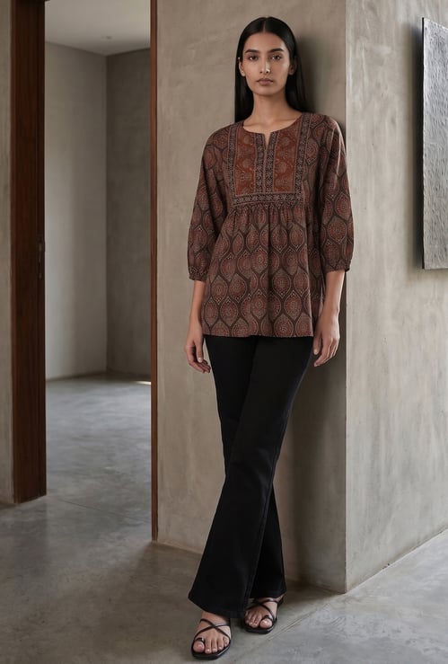 MELANGE Ethnic Motif Tunic