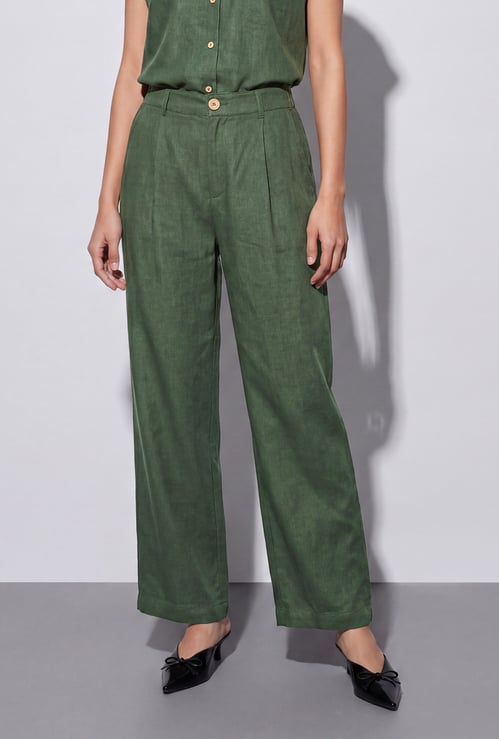 CODE Pleated Front Trousers