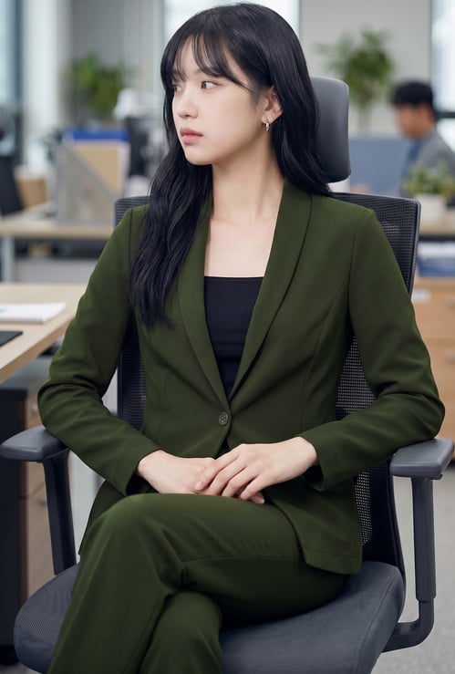 CODE Solid Single Breasted Blazer