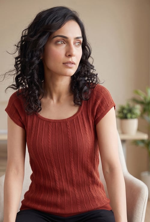 CODE Knitted Top