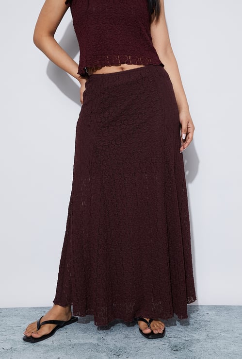 GINGER Lace Maxi Skirt