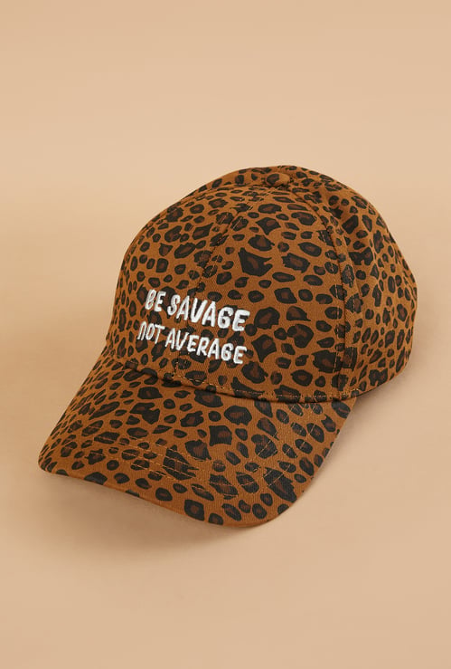 FAME FOREVER Animal Print Cap
