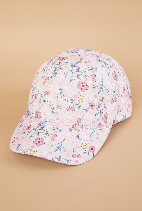 FAME FOREVER Girls Floral Print Cap