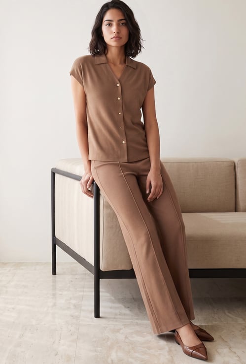 CODE Buttoned T-shirt