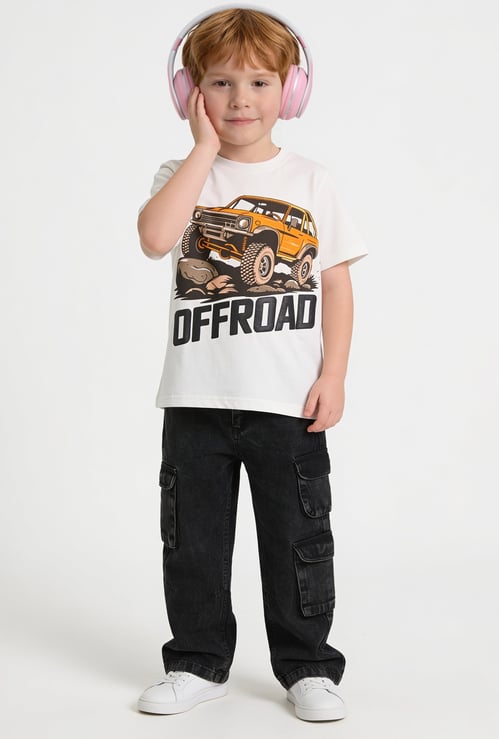 FAME FOREVER Boys Graphic Print T-shirt