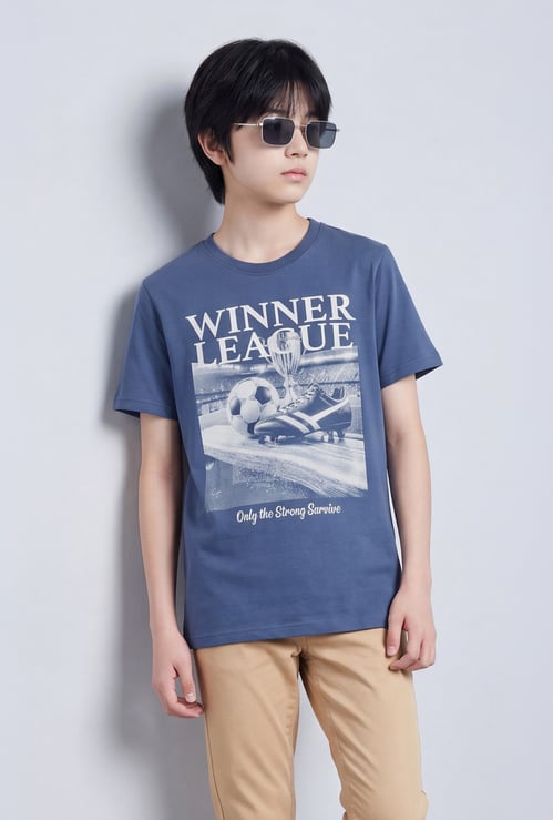 FAME FOREVER Boys Graphic Print T-shirt