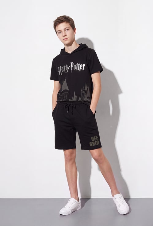 FAME FOREVER Boys Graphic Print Shorts