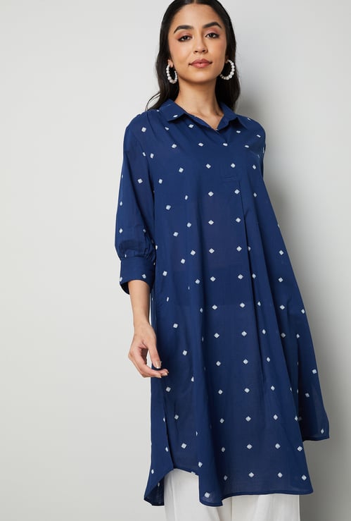 MELANGE Printed A-line Kurta