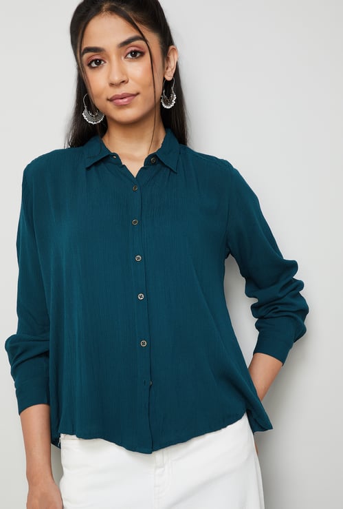 COLOUR ME Textured Shirt