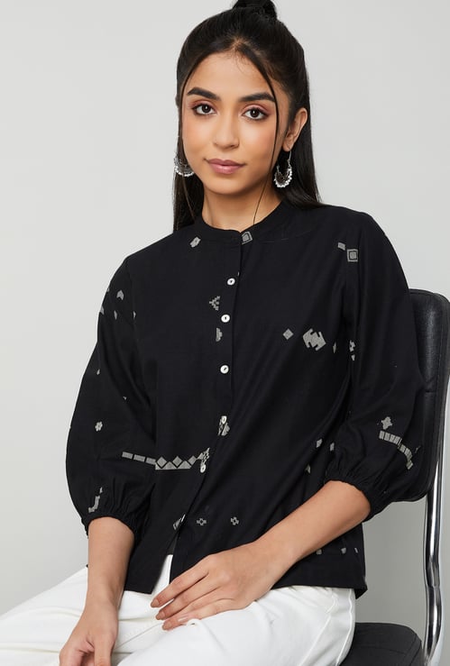 COLOUR ME Ethnic Motif Top