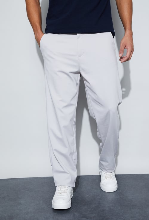 BOSSINI Solid Regular Fit Trousers