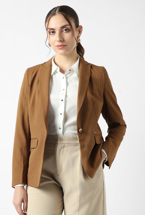 VAN HEUSEN Striped Tailored Blazer