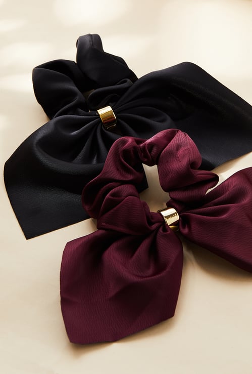 FAME FOREVER Ruffle Scrunchie - Pack of 2