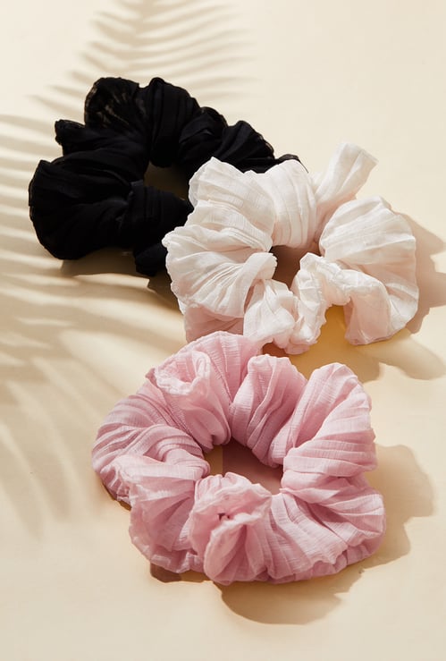 FAME FOREVER Assorted Scrunchies - Pack of 3