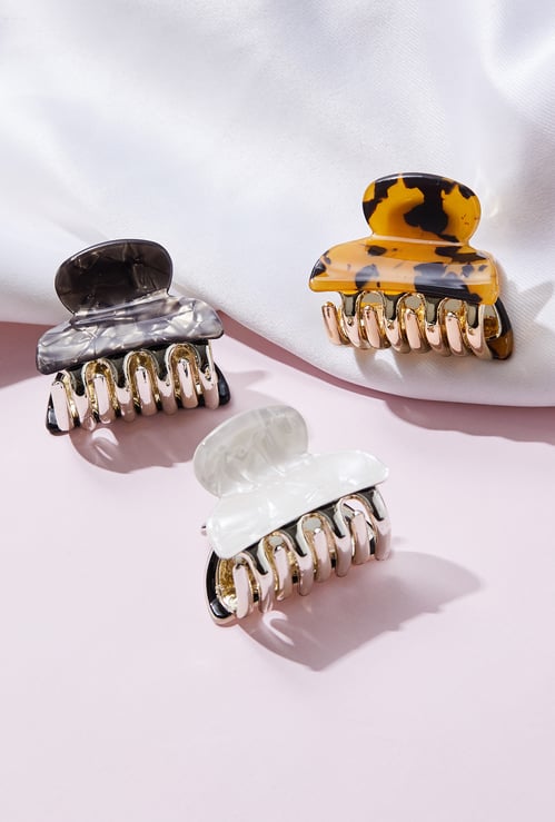 FAME FOREVER Assorted Claw Clips - Pack of 3