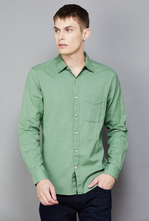 SPYKAR Solid Slim Fit Shirt