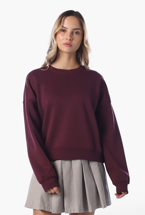 ONLY Solid Sweatshirt