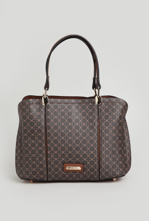 CODE Patterned Handheld Bag