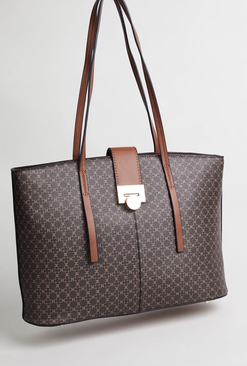 CODE Textured Shoulder Bag
