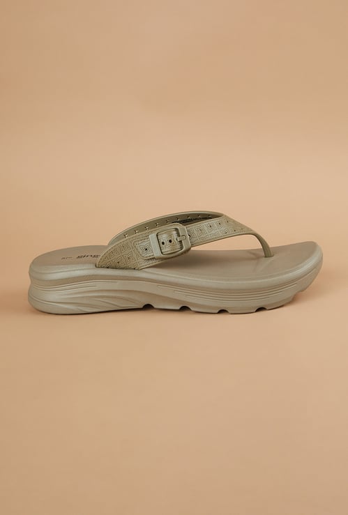 GINGER Self Design Flip Flops