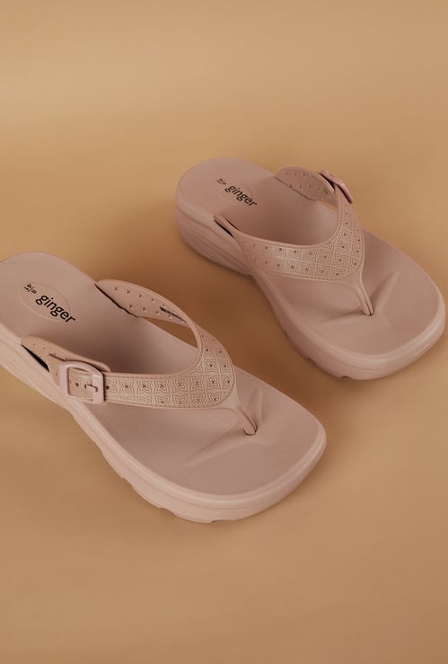 GINGER Self Design Flip Flops