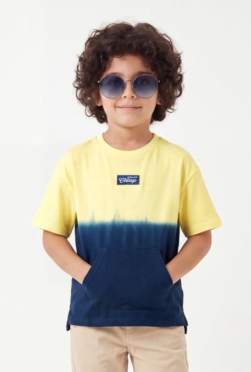 FAME FOREVER Boys Typographic Print T-shirt