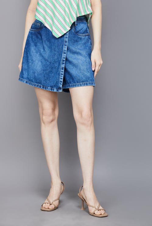 KRAUS Loose-Fit Wrap Skort