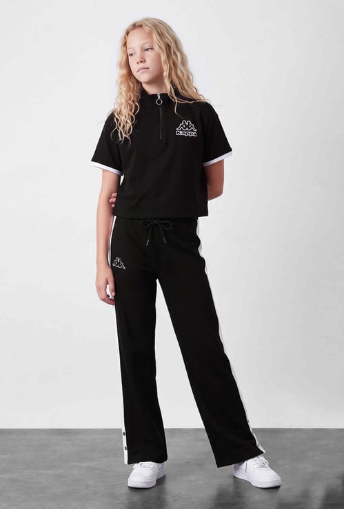 KAPPA Girls Solid Track Pants