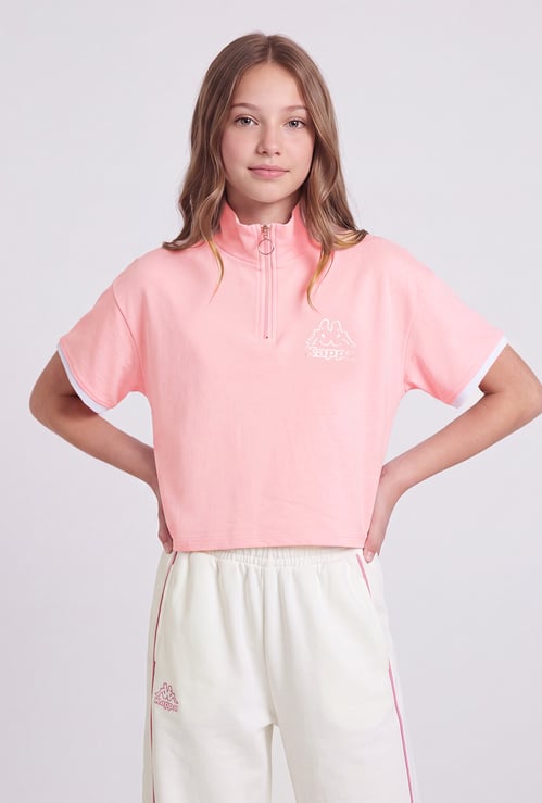 KAPPA Girls Solid T-shirt