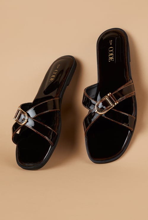 CODE Embellished Flats