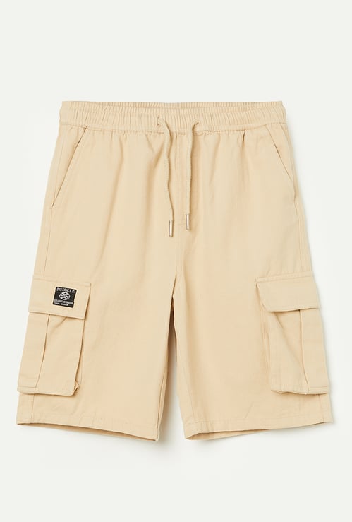 FAME FOREVER Boys Solid Cargo Shorts