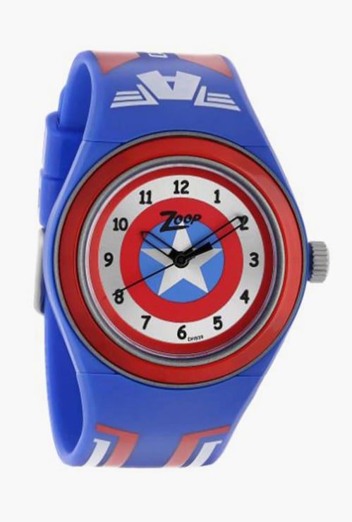 ZOOP Unisex Marvel Captain America Analog Watch - NVC4048PP18
