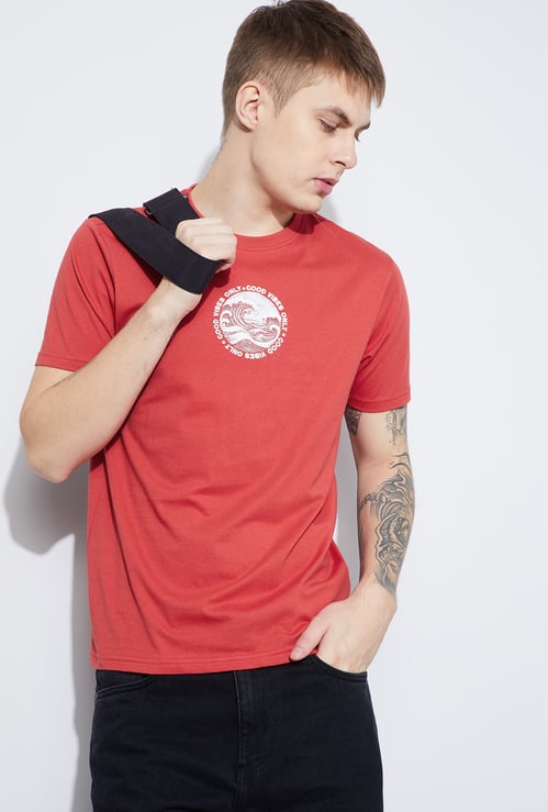 FORCA Graphic Print Crew Neck T-shirt