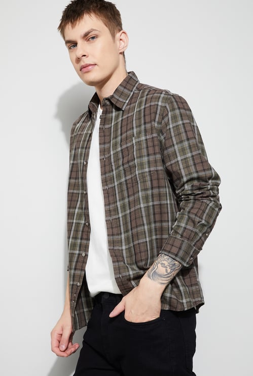 FORCA Checked Smart Fit Shirt