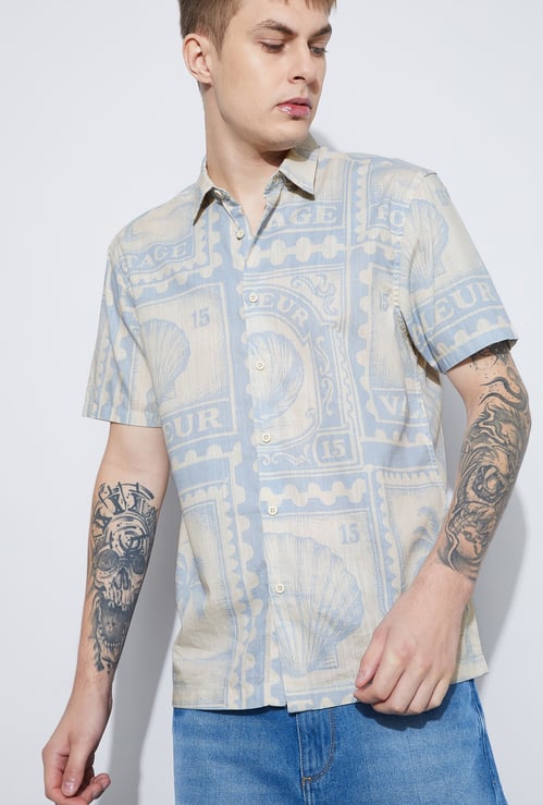 FORCA Printed Smart Fit Shirt