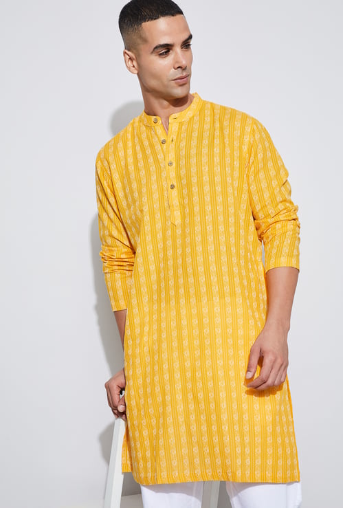 MELANGE Striped Straight Kurta