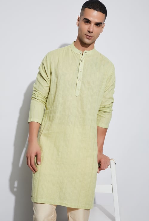 MELANGE Floral Design Straight Kurta