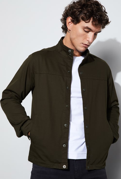 CODE Solid Casual Jacket