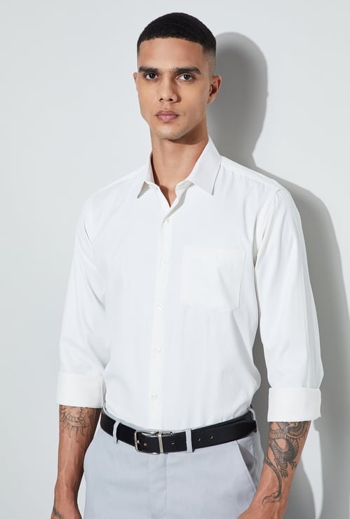 CODE Patterned Regular Fit Formal Shirt